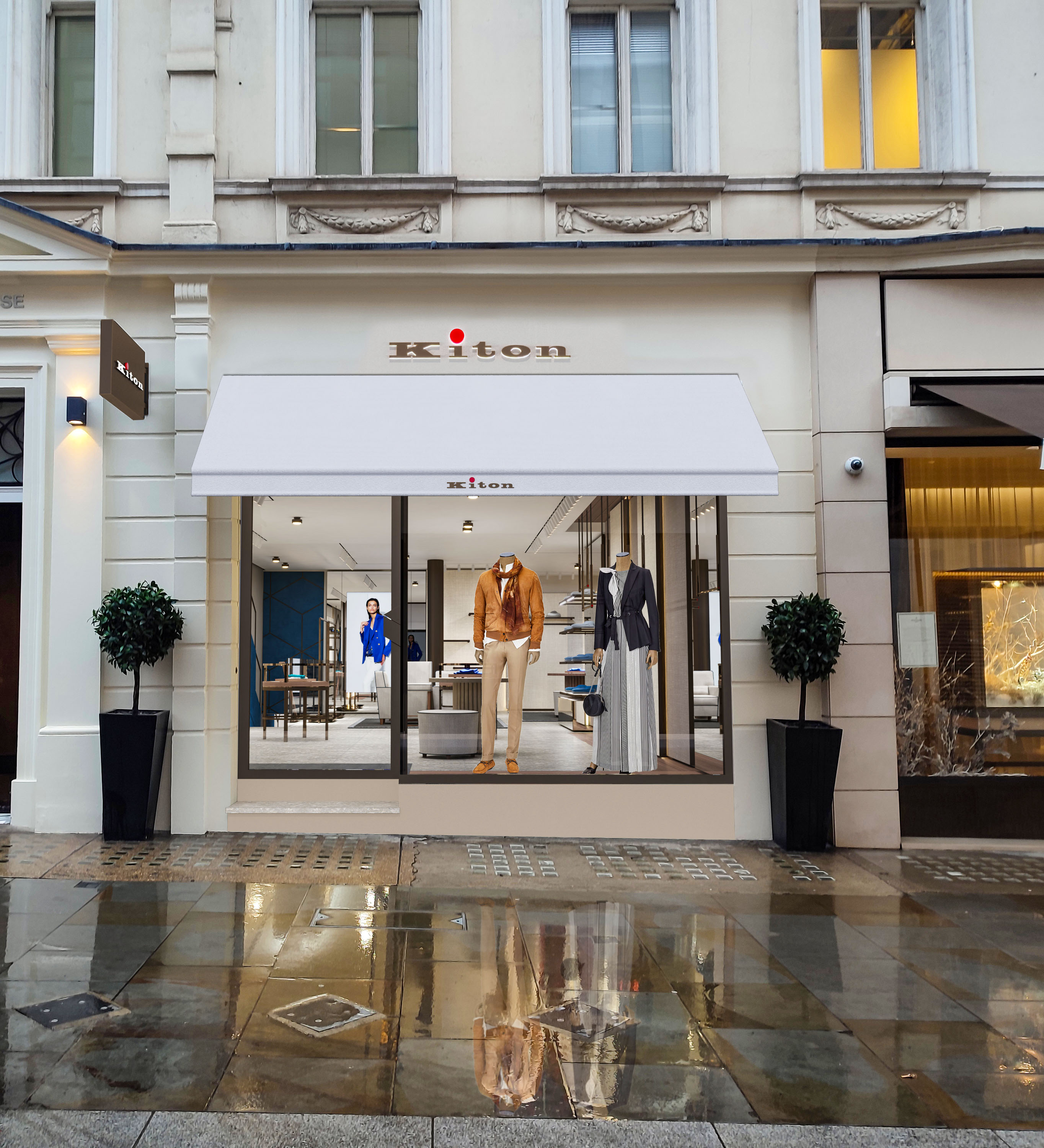 Redesigned Kiton Boutique In London